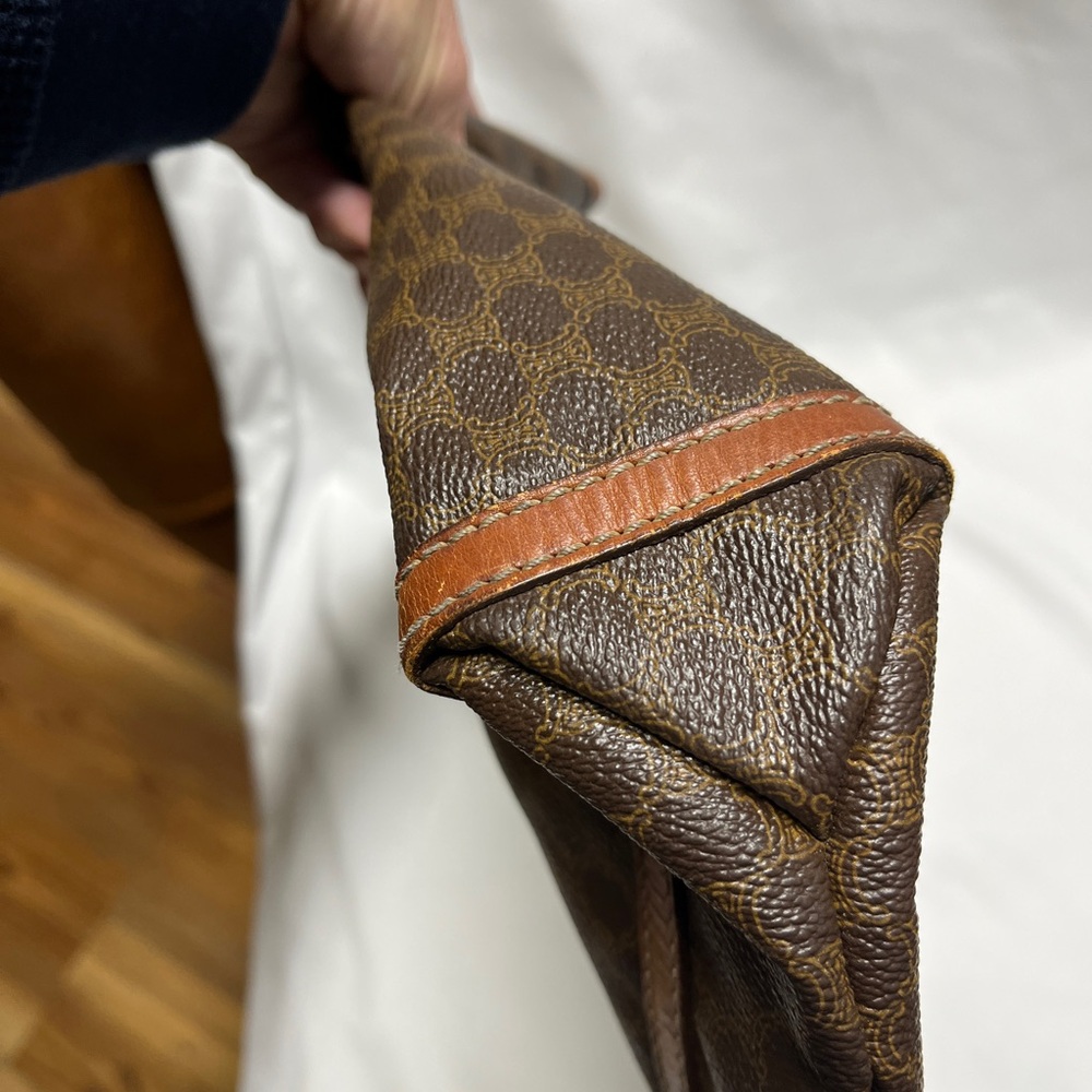 Celine Brown Macadam Second Bag/Clutch, EUC, COA, 12x9x3” - Picture 6 of 16